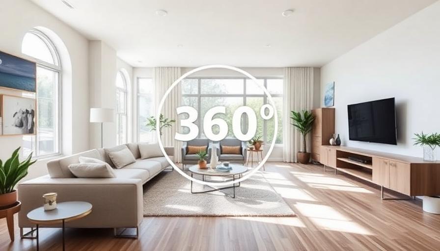 Voorbeeld van een digitale rondleiding door een woning